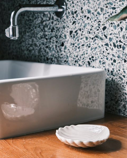 Iridescent Shell Soap and Trinket Dish