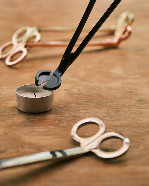 Candle Care Accessories Set: Wick Trimmer, Scraper, Snuffer