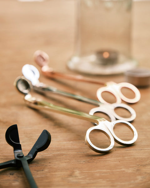 Candle Care Accessories Set: Wick Trimmer, Scraper, Snuffer