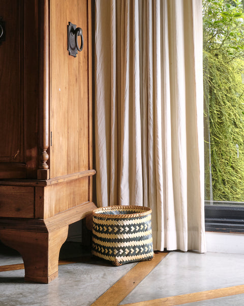 Masai Mara Bamboo Basket - Small
