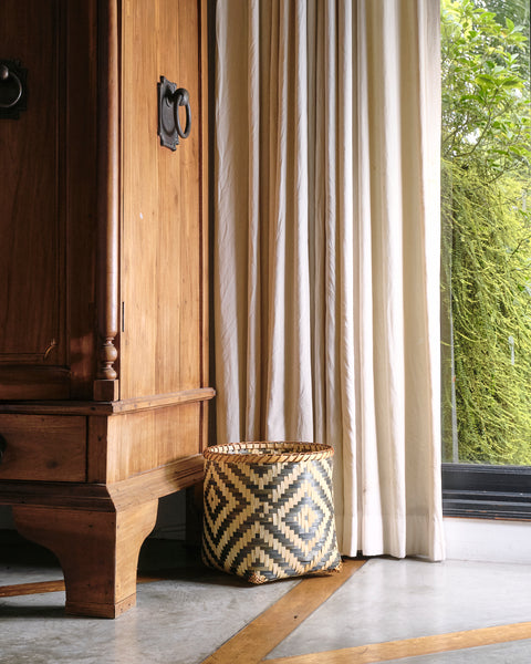 Masai Mara Bamboo Basket - Small