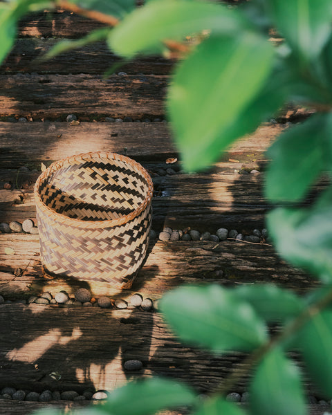 Masai Mara Bamboo Basket - Small