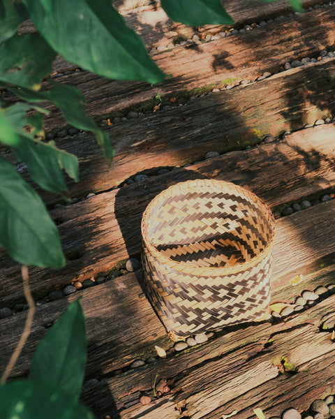 Masai Mara Bamboo Basket - Small