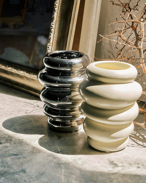 Parabola Vase - Cream