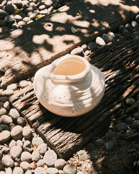 Pompeii Low Ceramic Vase