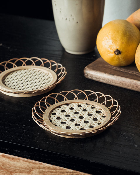 Uluwatu Rattan Coasters