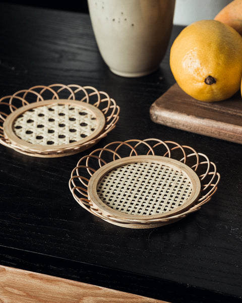 Uluwatu Rattan Coasters