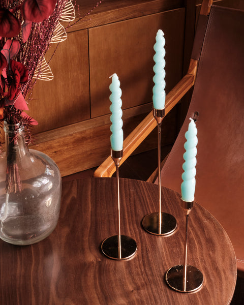 Rina Gold Candlestick Holder (Set of 3)