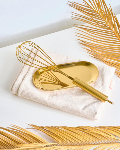Rose Bakery - Large Gold Whisk