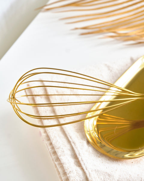 Rose Bakery - Large Gold Whisk