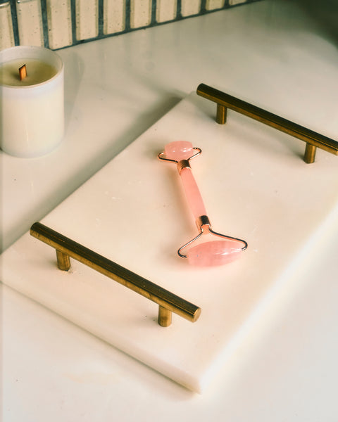 Rose Quartz Facial Roller