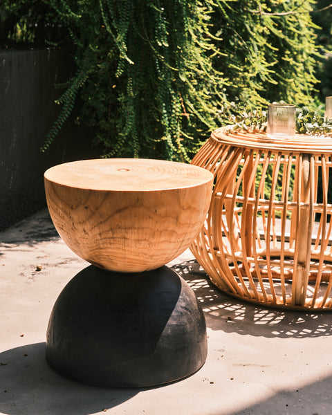 Zen Wooden Stools 38cm