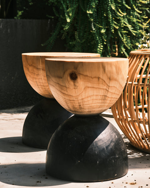 Zen Wooden Stools 38cm