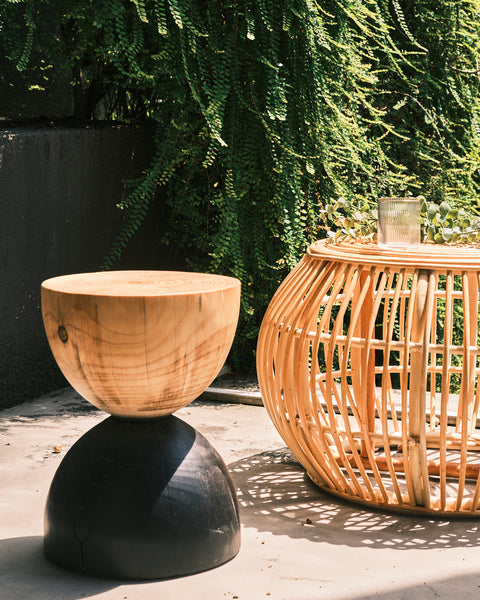Zen Wooden Stools - 32cm