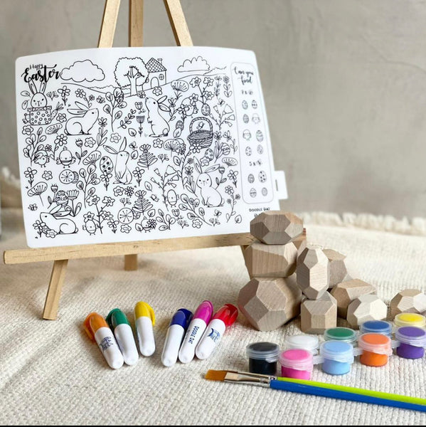 Erda Ally: Limited Edition A5 Doodle Mat: Happy Easter