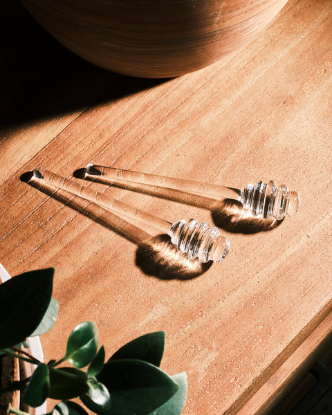 Winnie Glass Honey Swirl